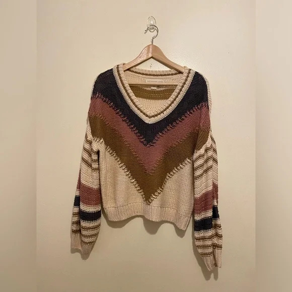 Saltwater LUXE Women's Blue Hailee Sweater V-Neck . Size M - Picture 3 of 8